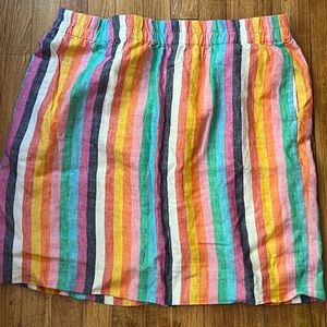 Stunning J.Crew striped skirt Size 2X